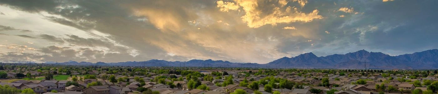 Local Avondale Arizona Drone Mountain Views Sunset