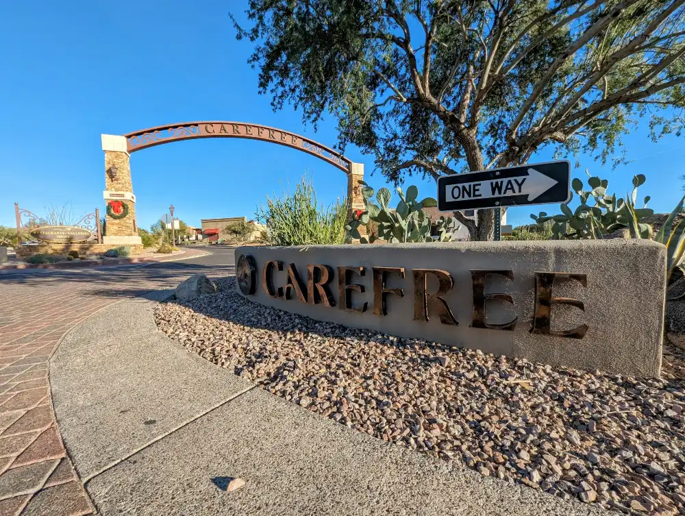 Carefree, Arizona Sign